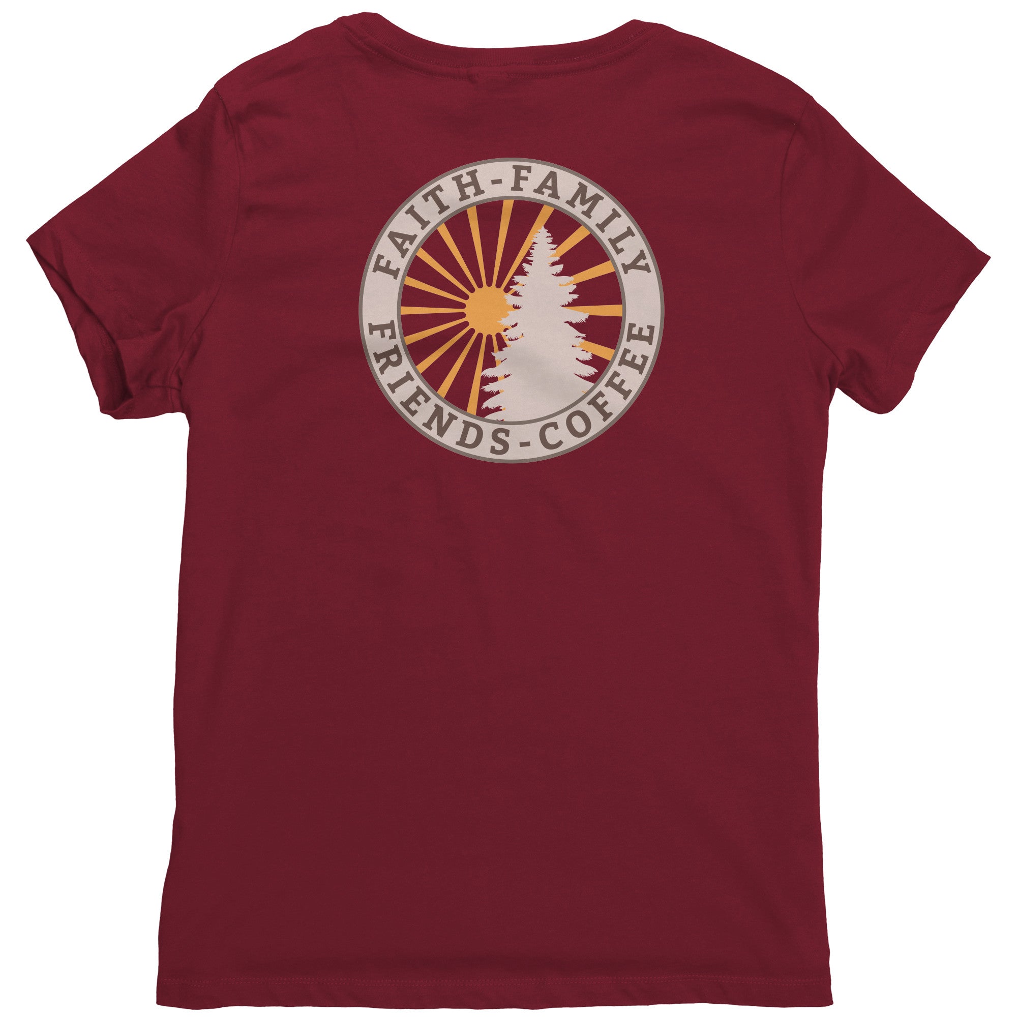 Faith-Family-Friends-Coffee Women Tees