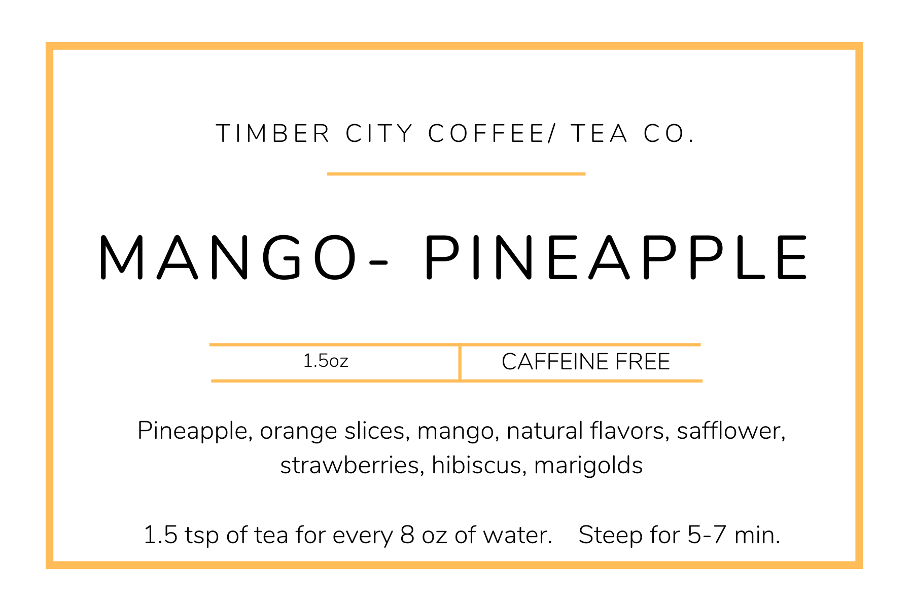 Mango-Pineapple Loose leaf
